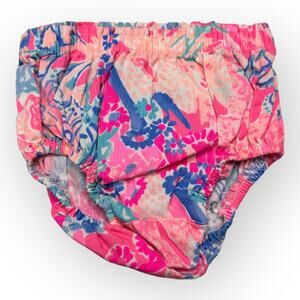 Lilly Pulitzer Baby Girls size 6-12 Months Diaper Cover Bloomers Aquadesiac